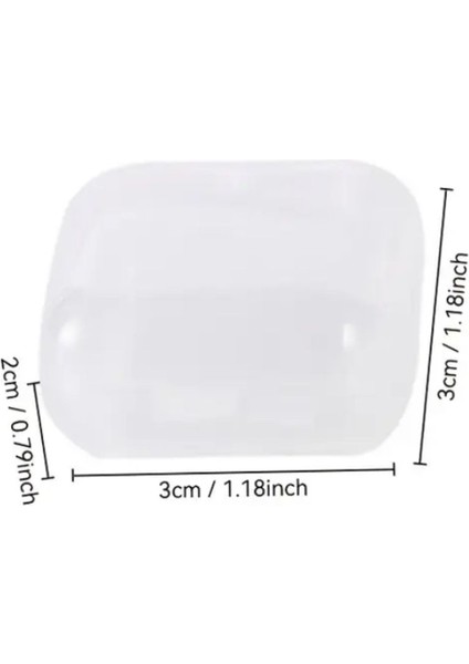 Tekno Trust 5 Adet Mini Şeffaf Plastik Altın Takı Mücevher Kolye Yüzük Küpe Saklama Kutusu fırsatları