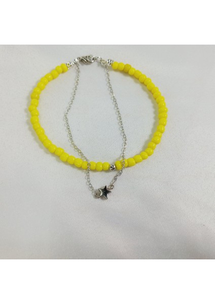 Kadın Yıldız Detaylı Gümüş Kaplama Bileklik Yıldız Boncuk Fairycore Y2K Bileklik Yıldız Bileklik fırsatları