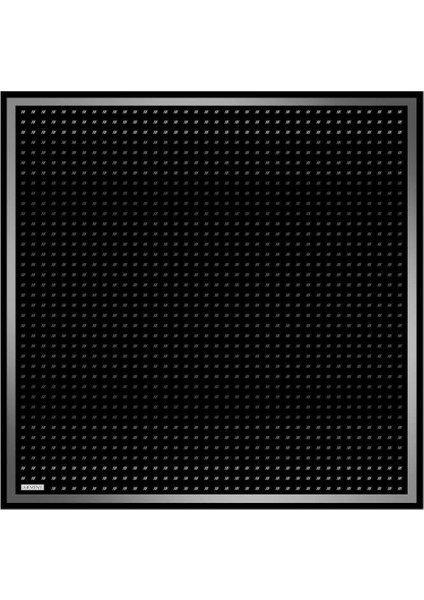 Ipek Eşarp Nostalji - 8936-57 Siyah Gri Twill