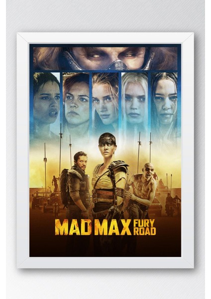 Mad Max Çerçeveli Tablo - Çılgın Max Film Posteri Tablo