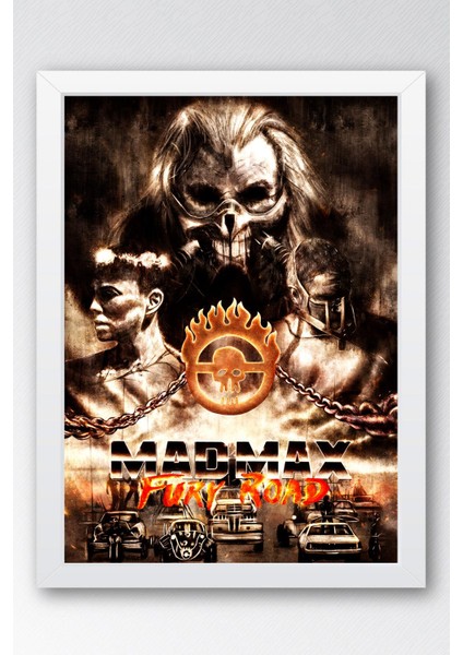 Mad Max Fury Road Çerçeveli Tablo - Çılgın Max Film Posteri Tablo