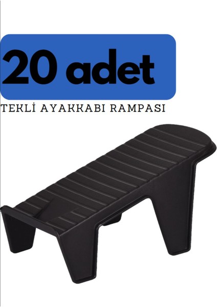 20 Adet Tekli Ayakkabı Rampası