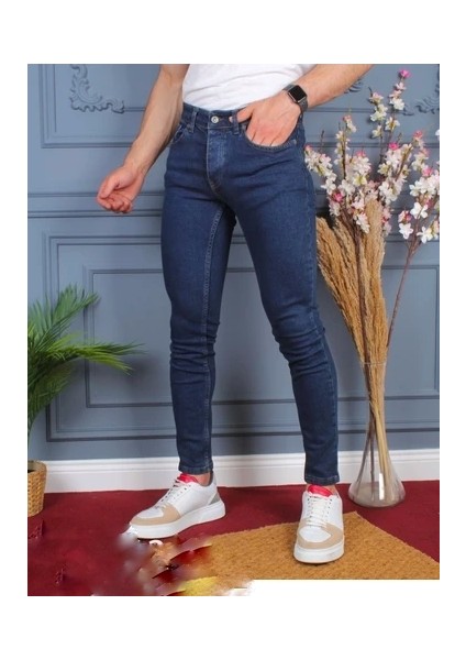 Likralı Dar Paça Kot Pantolon