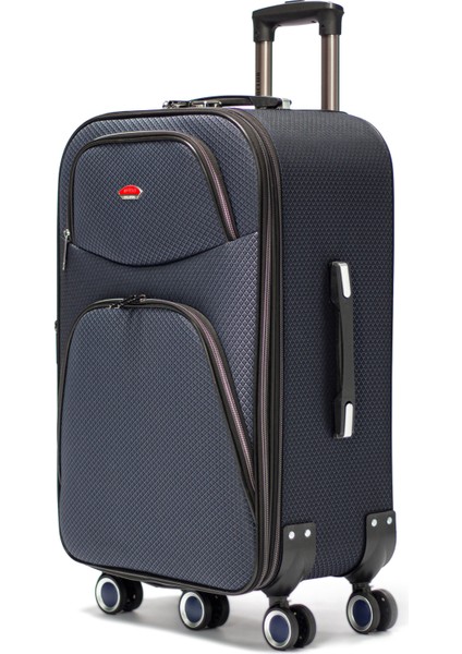 My Polo 05 3'lü Set Hafif Lüx Kumaş 5 Tekerlekli Valiz Seyahat Tatil modelleri
