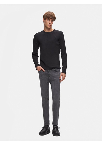 Erkek Smarty Y Dar Paça Orta Bel Jean Pantolon