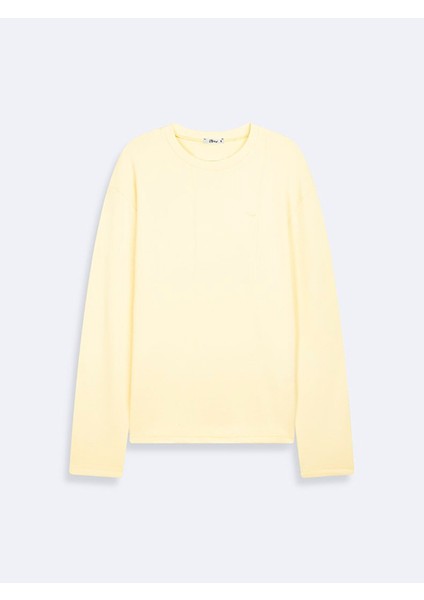 Kadın Sarı Sweatshırt