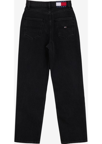 Yüksek Bel Düz Paça Slim Fit Indigo Kadın Denim Pantolon DW0DW195771BY fiyatları