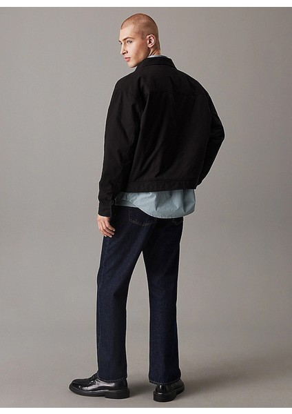 Standart Siyah Erkek Ceket J30J326713BEH Zıp Jacket