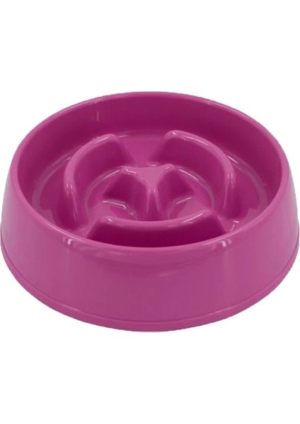 Yavaş Mama Yeme Kabı 375 Ml.bordo