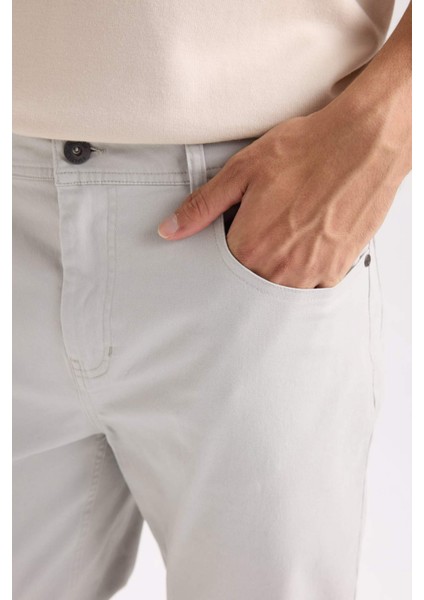 Yazlık Gabardin Chino Kanvas Pantolon Slim Fit Dar Kesim Dar Paça Cepli B2089AX25SP indirimleri