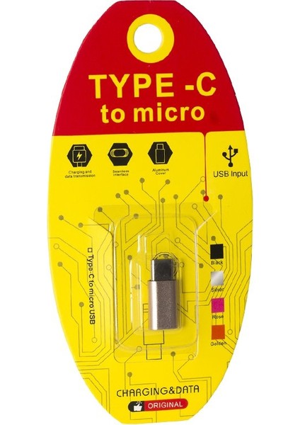 Mıcro USB To Type-C Çevirici Otg Aparat (4835)