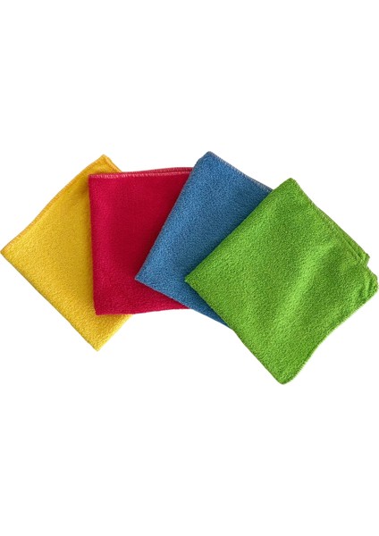 Mikrofiber Temizlik Bezi 4’lü Set (30X40 Cm)