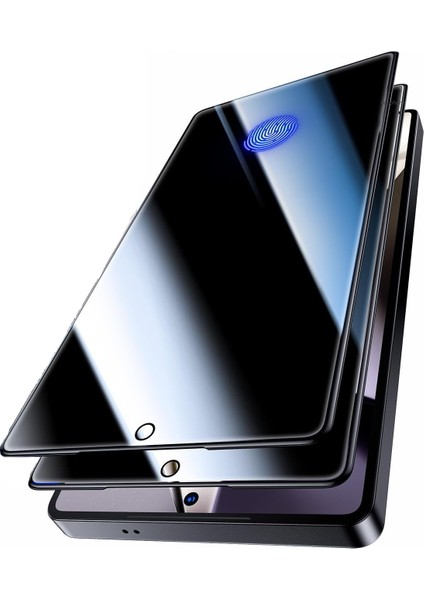 Samsung Galaxy S25 Ultra Ekran Koruyucu Hayalet Cam Aktif Parmak Izi Okuyuculu Keephone Guard