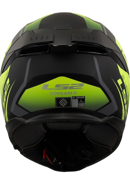 Stream 2 Fury Mat Siyah-Gri-Neon Sarı Kask fırsatları