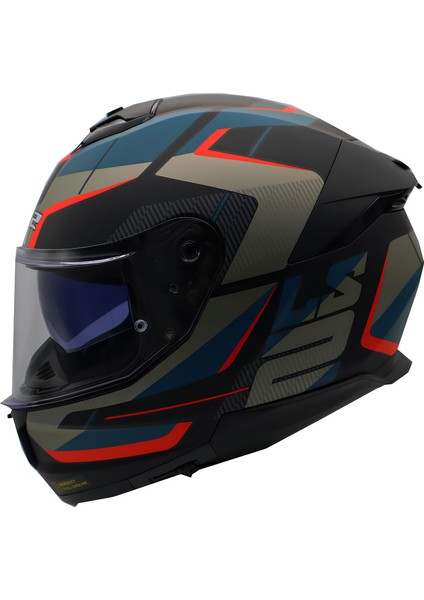 Stream 2 Road Mat Siyah-Gri-Mavi-Kırmızı Kask fiyatları