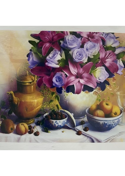 5d Yapışan Boncuk Goblen 30 x 40 cm Mozaik Tablo Pano 60315