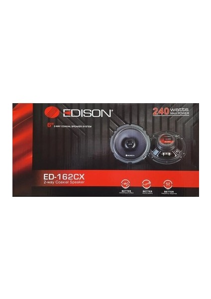 ED-162CX 16 cm Hoparlör Oto Araç