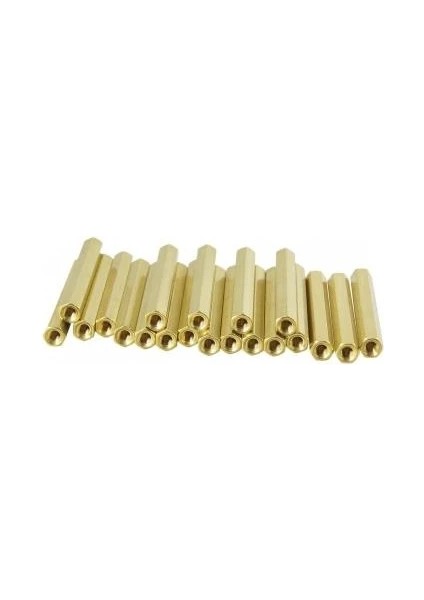 3 mm M3 Metal Dişi-Dişi Aralayıcı Distans - 5 Adet