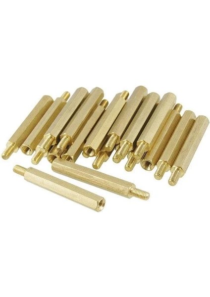 20 mm M3 Metal Dişi-Erkek Aralayıcı Distans - 5 Adet
