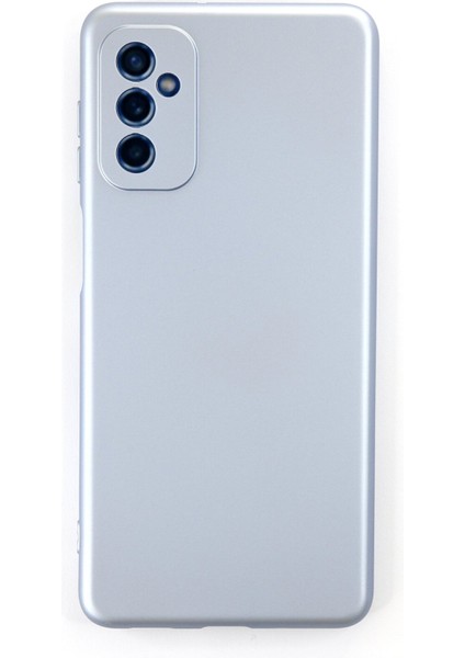Samsung Galaxy M52 5g Kılıf Nano Içi Kadife Silikon - Sky Blue 11
