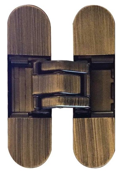 Gizli Ayarlı Kapı Menteşesi Antik Bronz 120*31 mm