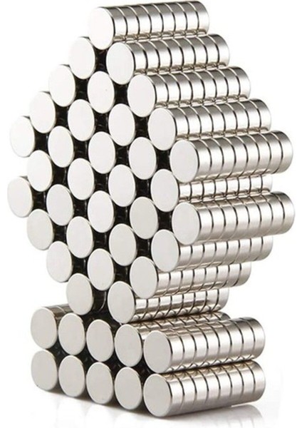 100 Adet 6x1,5 mm Neodyum Mıknatıs Magnet Yuvarlak