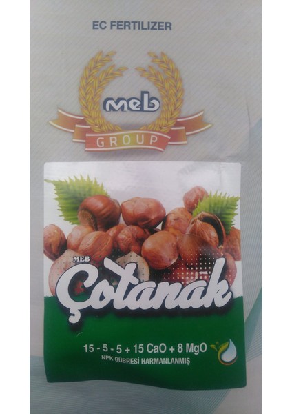 MEB Çotanak Gübre 25 kg (15-5-5 + 15 Cao + 8 MgO İçerir)
