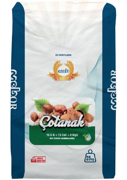 MEB Çotanak Gübre 25 kg (15-5-5 + 15 Cao + 8 MgO İçerir)