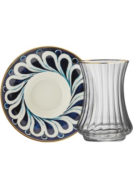 Iznik Optik 12 Parça 6 Kişilik Çay Seti 150 Ml