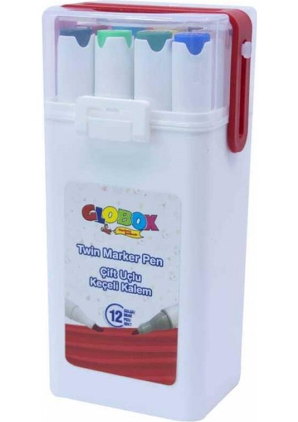 Çift Uçlu Keçeli Kalem 12Lİ