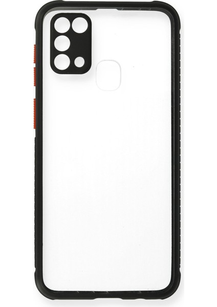 Samsung Galaxy M31 Kılıf Miami Şeffaf Silikon - Siyah 11 fiyatları