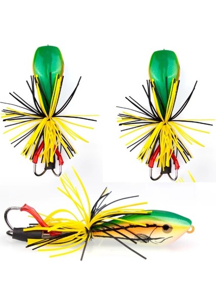 Kurbağa Cazibesi Yumuşak Tüp Yem Plastik 5.5cm 9g Popper Kurbağa Balıkçılık Cazibesi Balıkçılık Kanca Topwater Kurbağa Yapay fiyatları