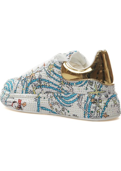 Kadın Taş Detaylı Senaker Günlük Ayakkabı 25Y 25Y451-1 Z modelleri