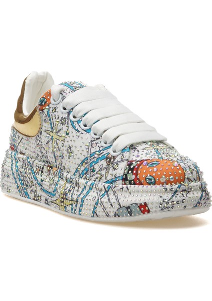 Kadın Taş Detaylı Senaker Günlük Ayakkabı 25Y 25Y451-1 Z fırsatları