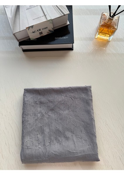 Bambu Kraş Şal Gri Renk