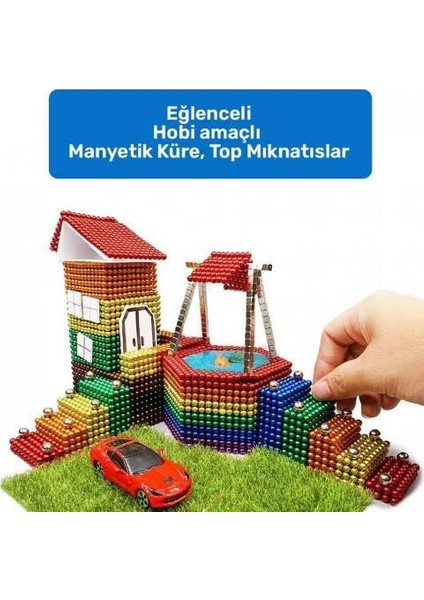 Renkli Manyetik neodyum Mıknatıs Toplar 216 Adet 5 mm Neocube Neo Cube Küp Neodymium