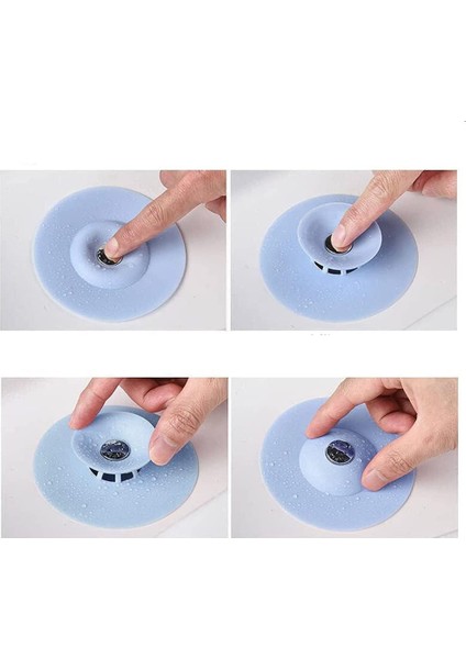 Silikon Lavabo Tıpası Banyo Küvet Süzgeci Gider Tıkanma Koku Önleyici Süzgeç Tıpa fırsatları
