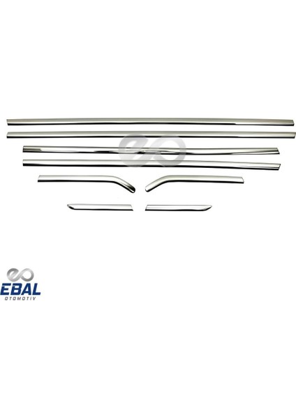 Focus 3 Sedan Krom Cam Çıtası 8 Parça 2010-2018 Arası Paslanmaz Çelik modelleri