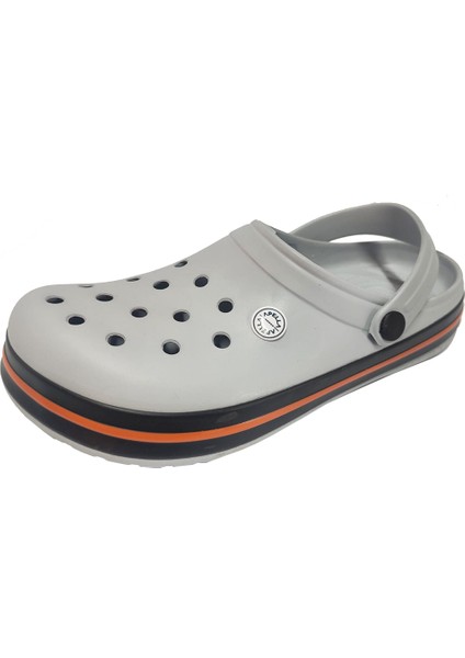 E800-2-25 Sabo Terlik Gri Siyah Turuncu 36-40