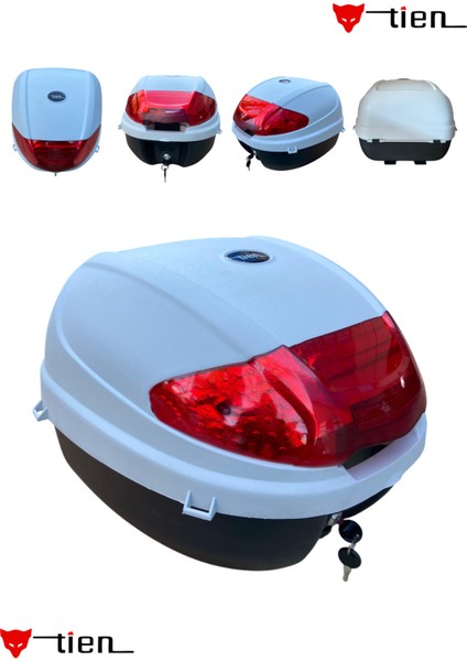 (SIRT DAYAMA PEDİ Dahil)Tien 35 Litre Renkli Açık Gri Motosiklet Çantası modelleri