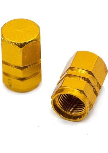 Alüminyum Altıgen Sibop Kapağı 4\'lü Altın Sarı fırsatları