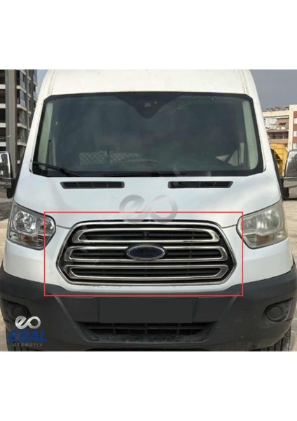 Ford Transit Krom Ön Panjur+Çerçeve 5 Prç. 2014-2019 P.çelik