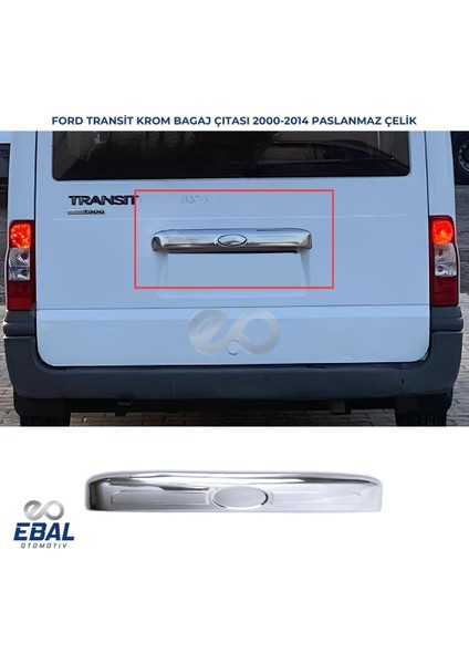 Ford Transit Krom Bagaj Çıtası 2000-2014 Model Arası Uyumlu P. Çelik