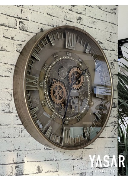 Rotavera Metal Çarklı Duvar Saati indirimleri