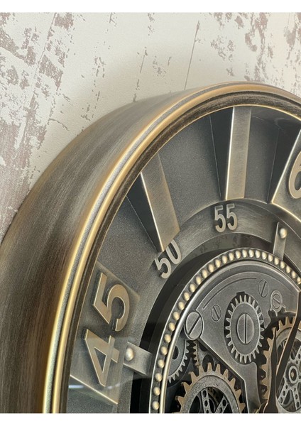 Gearion Metal Çarklı Duvar Saati fırsatları
