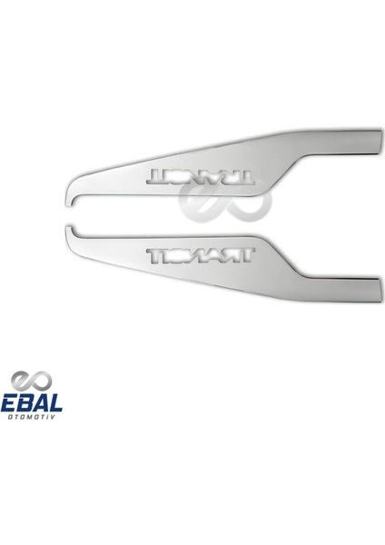 Ford Transit Krom Cam Çıtası 2 Prç 2006-2014 P.çelik Geniş Yazılı modelleri
