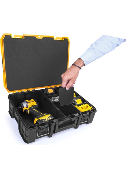 Master Case Tekerlekli 3’lü Set Büyük Tekerlekli Teknisyen Takım Çantası S-S-L modelleri