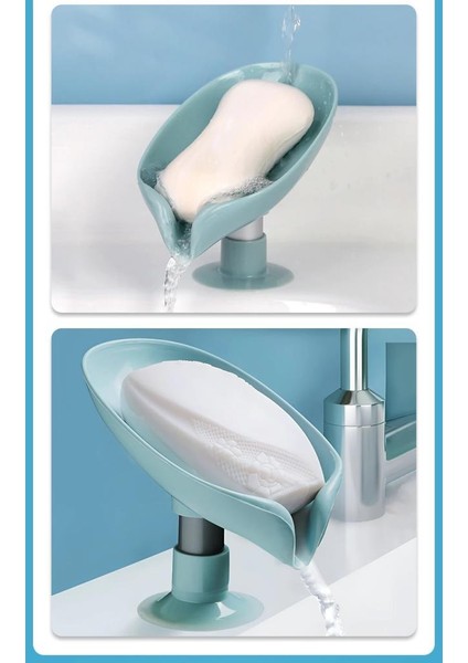 Vantuzlu Su Giderli Katı Sabunluk Banyo Mutfak İçin Süngerlik Su Tutmaz Sabun Kutusu modelleri