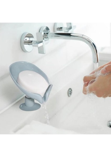 Vantuzlu Su Giderli Katı Sabunluk Banyo Mutfak İçin Süngerlik Su Tutmaz Sabun Kutusu indirimleri