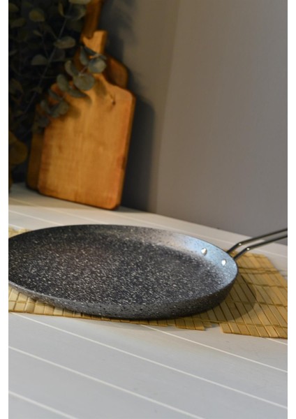 Oms 30 Cm Granit Krep Tava